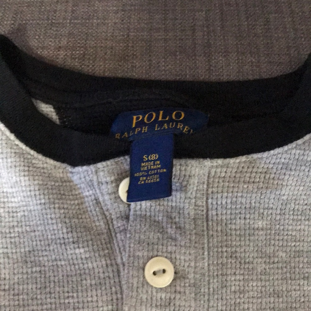 Long sleeve Polo Henley